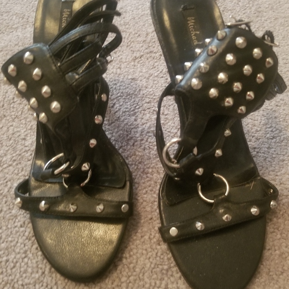 Studded heels